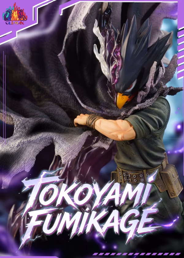 My Hero Academia Climax Studio Battle form Tokoyami Fumikage Resin Statue 3