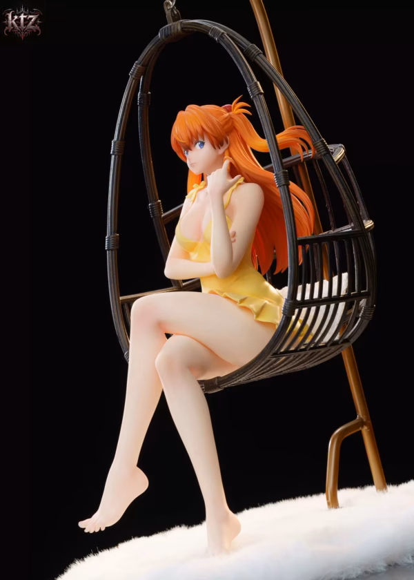 Neon Genesis Evangelion KTZ Studio Asuka Langley Sohryu Resin Statue 4c