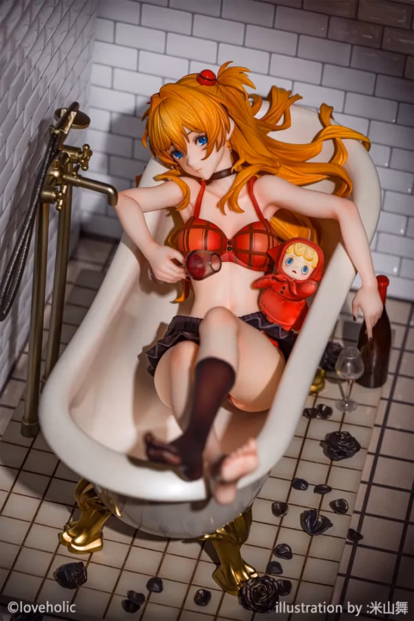 Neon Genesis Evangelion Loveholic Studio Soryu Asuka Langley Resin Statue 1
