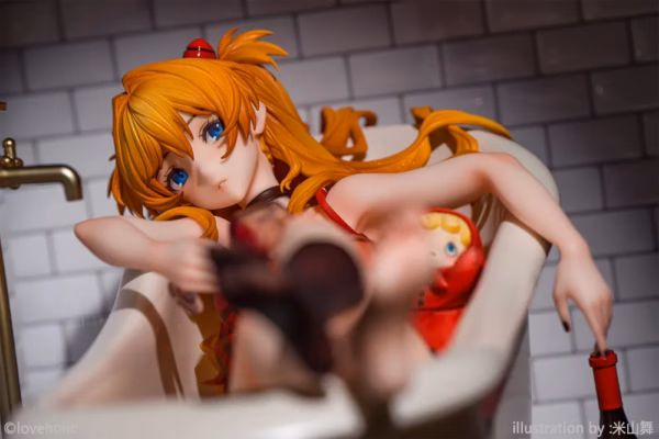 Neon Genesis Evangelion Loveholic Studio Soryu Asuka Langley Resin Statue 2
