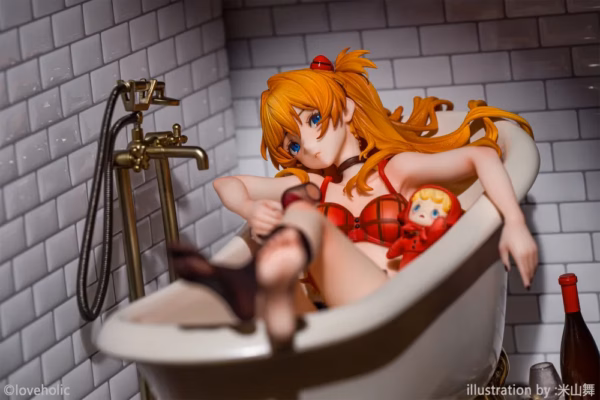 Neon Genesis Evangelion Loveholic Studio Soryu Asuka Langley Resin Statue 3