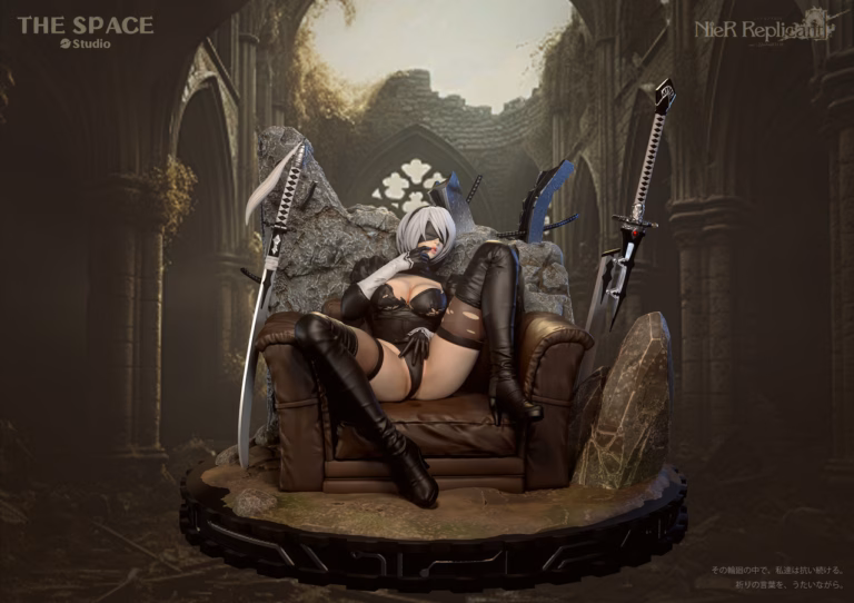 NieR Automata The Space Studio 2B V2 Resin Statue