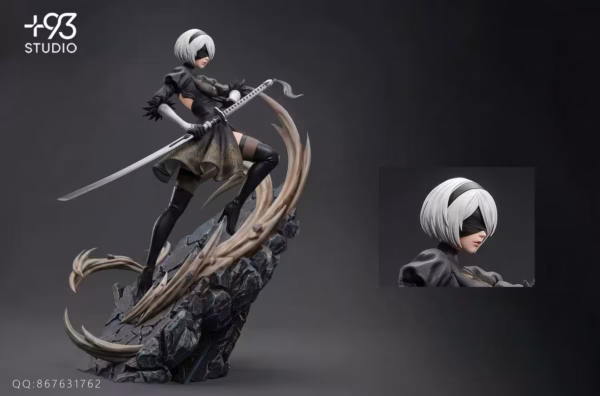 NieR Automata XIX III Studio YoRHa No 2 Type B Attack Resin Statue 1