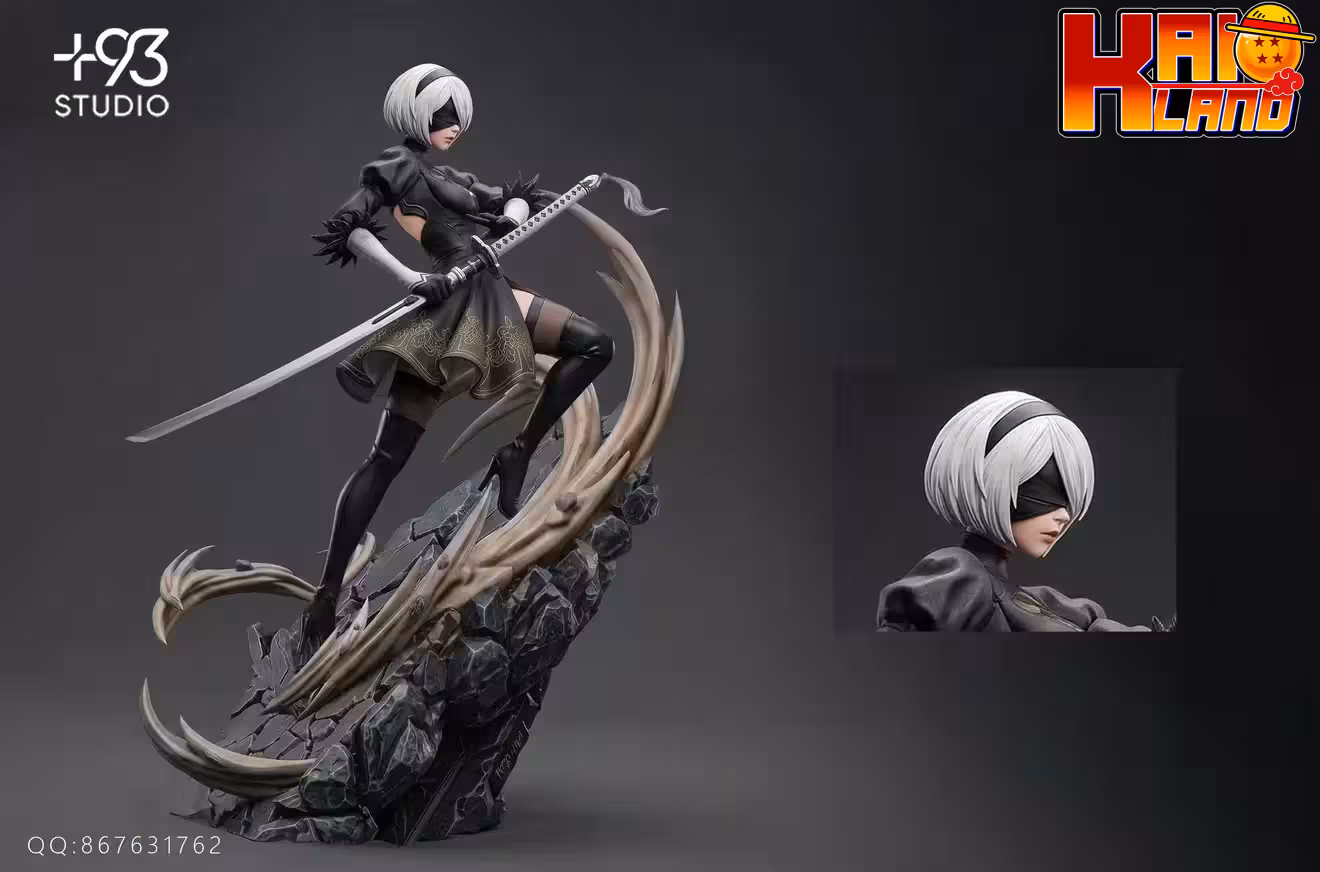 NieR Automata XIX III Studio  YoRHa No 2 Type B Attack Resin Statue