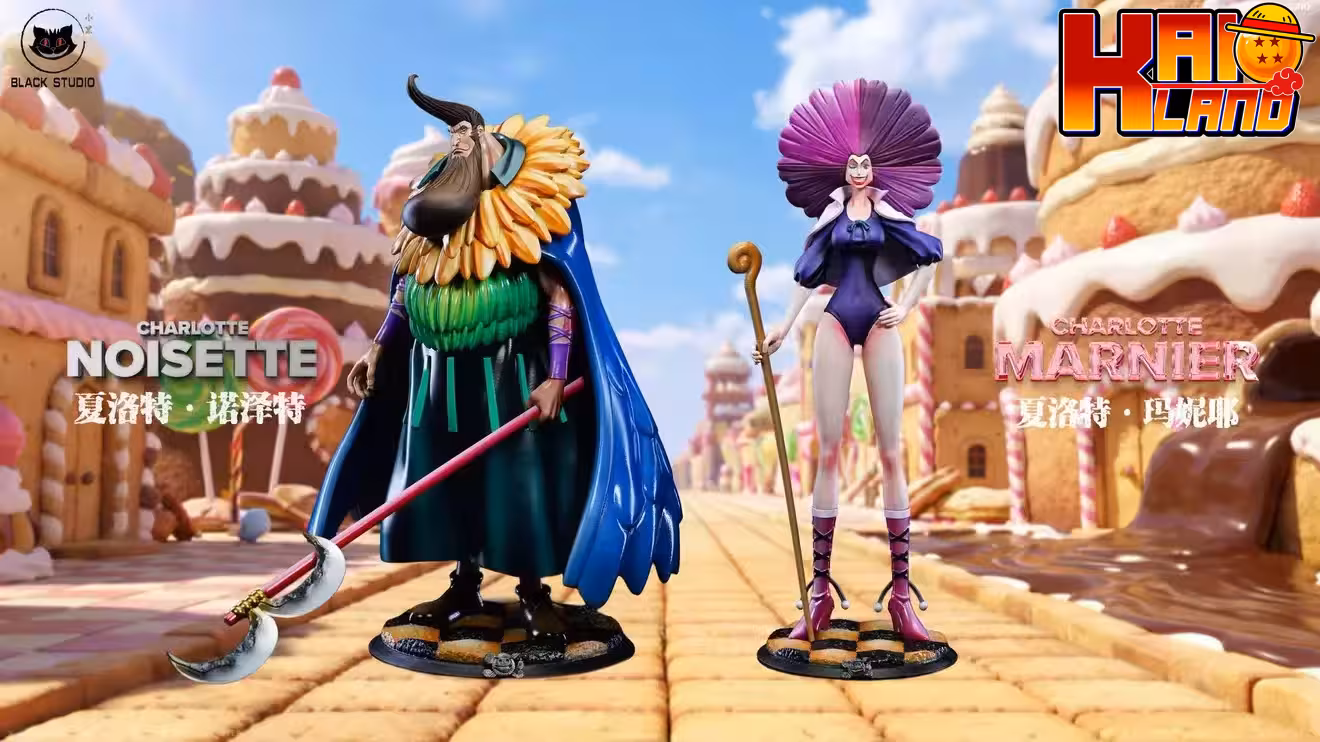 One Piece Black Studio Charlotte Noisette x Charlotte Marnier Resin Statue
