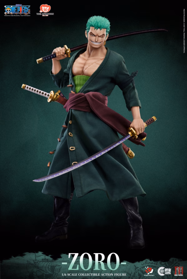 One Piece Jimei Palace Roronoa Zoro Platinum Silicone Action Figure Licensed 7