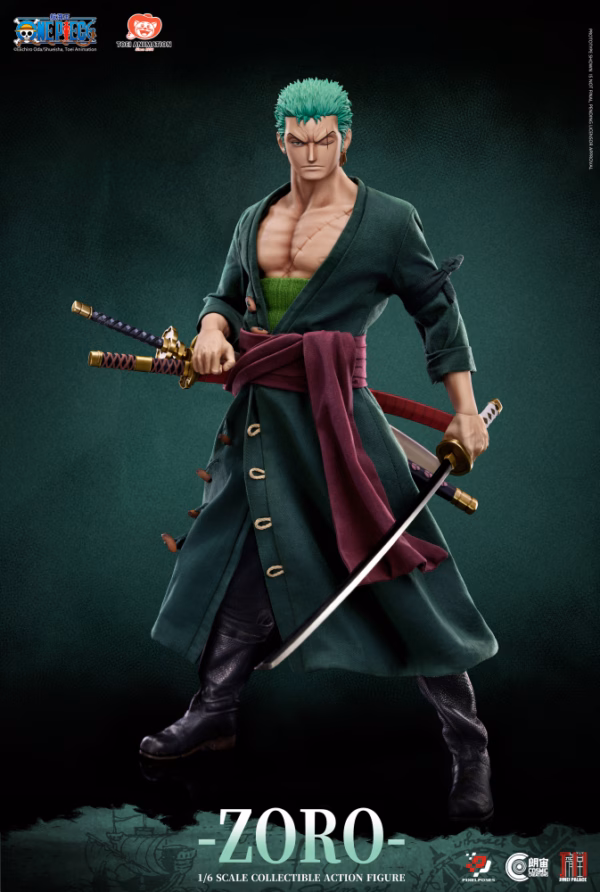 One Piece Jimei Palace Roronoa Zoro Platinum Silicone Action Figure Licensed 8