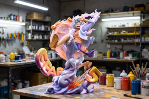 One Piece LX Studio x SY Studio Nika Luffy Punching Resin Statue
