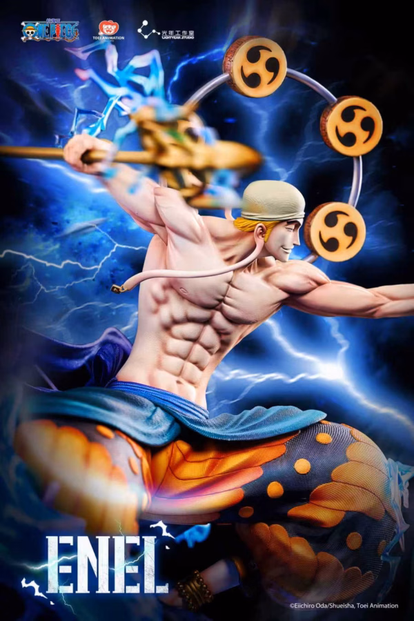 One Piece LightYear Studio Enel Licensed Resin Statue 4
