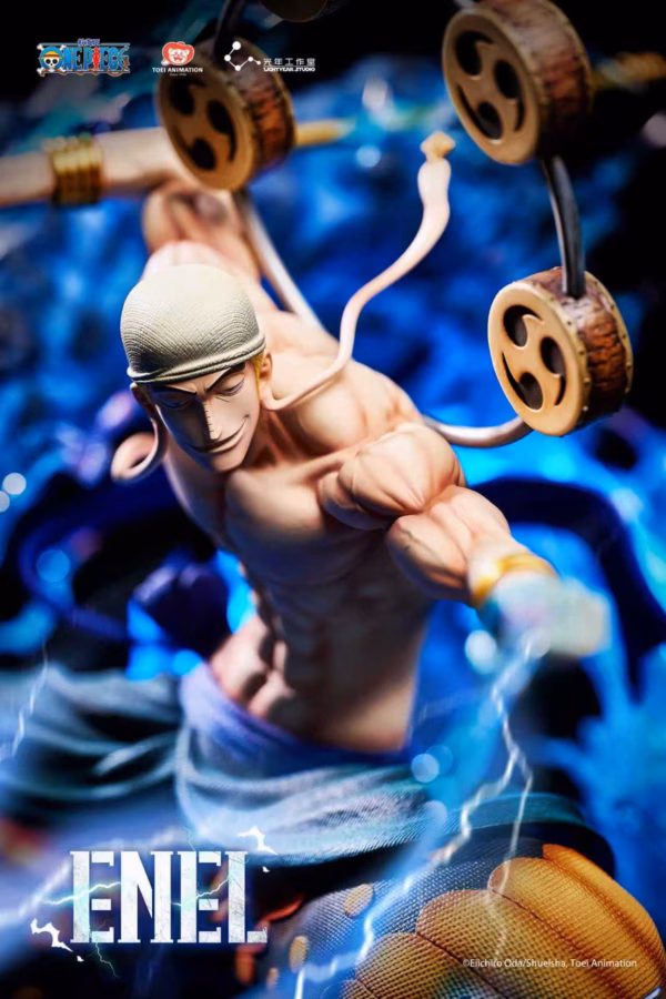 One Piece LightYear Studio Enel Licensed Resin Statue 6