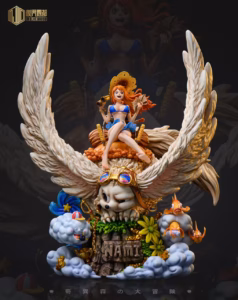 One Piece MJ Studio Nami x Long Eared Cat Resin Statue