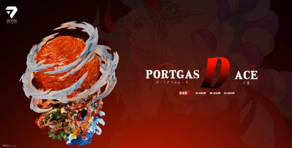 One Piece Seven Studio Portgas D Ace Resin Statue 2