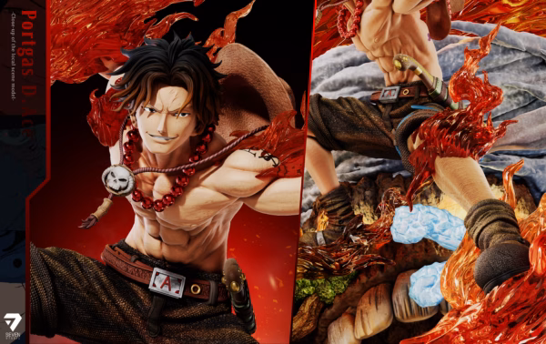 One Piece Seven Studio Portgas D Ace Resin Statue 6