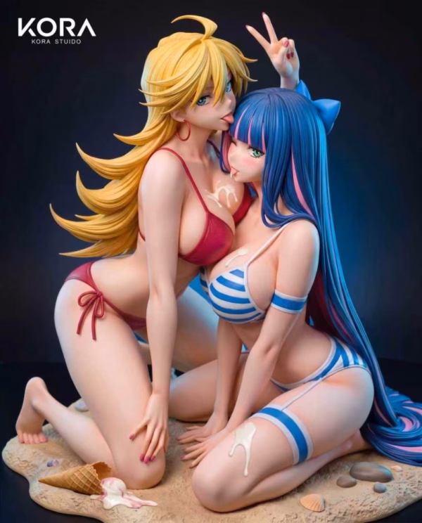 Panty x Stocking with Garterbelt KORA Studio Panty X Stocking Resin Statue 2