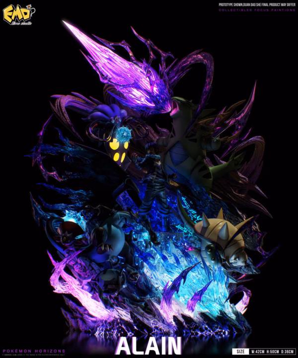 Pokemon EMO Studio Team Alain Resin Statue 3
