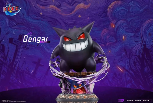 Pokemon NTWO Studio Gengar Resini Statue 1