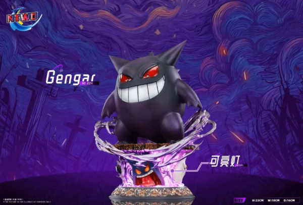 Pokemon NTWO Studio Gengar Resini Statue 2