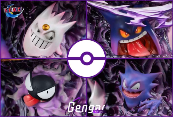 Pokemon NTWO Studio Gengar Resini Statue 3