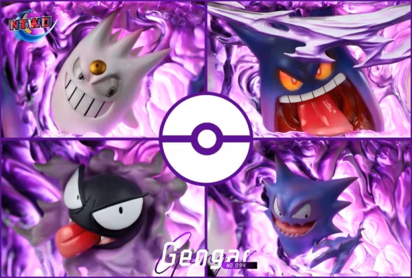 Pokemon NTWO Studio Gengar Resini Statue 4