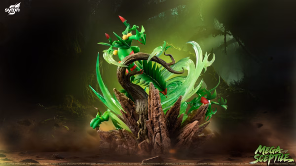 Pokemon Sylph Studio Mega Sceptile Resin Statue 2
