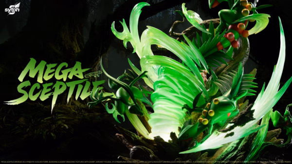 Pokemon Sylph Studio Mega Sceptile Resin Statue 3