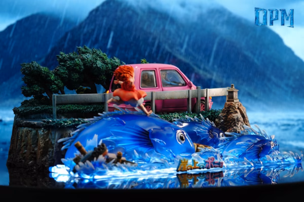 Ponyo OPM Studio Desktop Ponyo on the Cliff Resin Statue 3