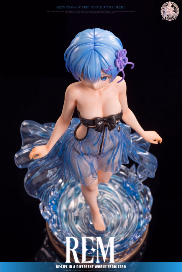 Re Zero MiaoYinFang Studio Wedding Dress Rem Resin Statue 5
