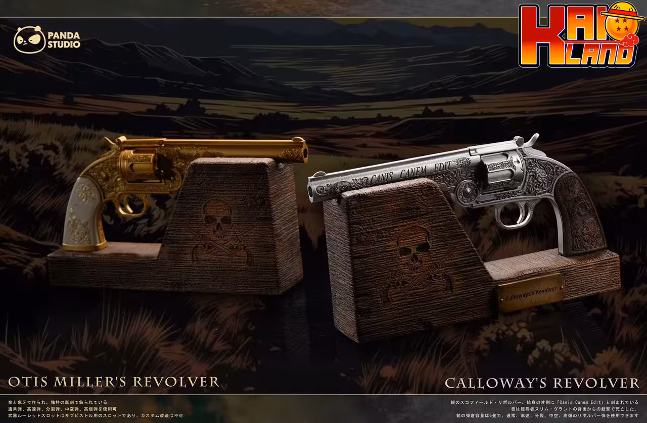 Red Dead Redemption Panda Studio Jim Calloways Revolver x Otis Millers Revolver Resin Statue