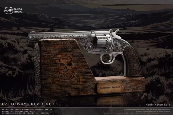 Red Dead Redemption Panda Studio Jim Calloways Revolver x Otis Millers Revolver Resin Statue 3