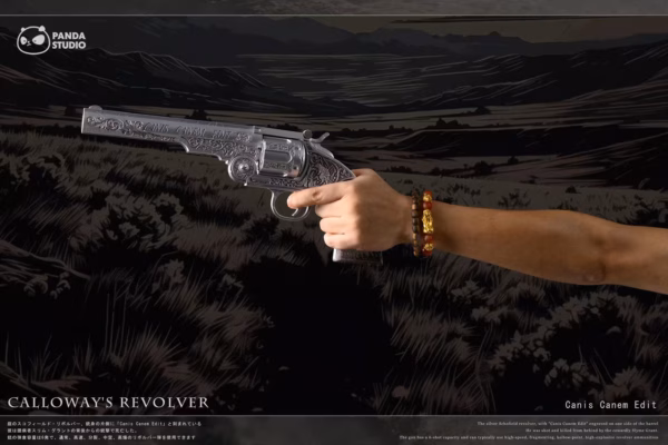 Red Dead Redemption Panda Studio Jim Calloways Revolver x Otis Millers Revolver Resin Statue 5