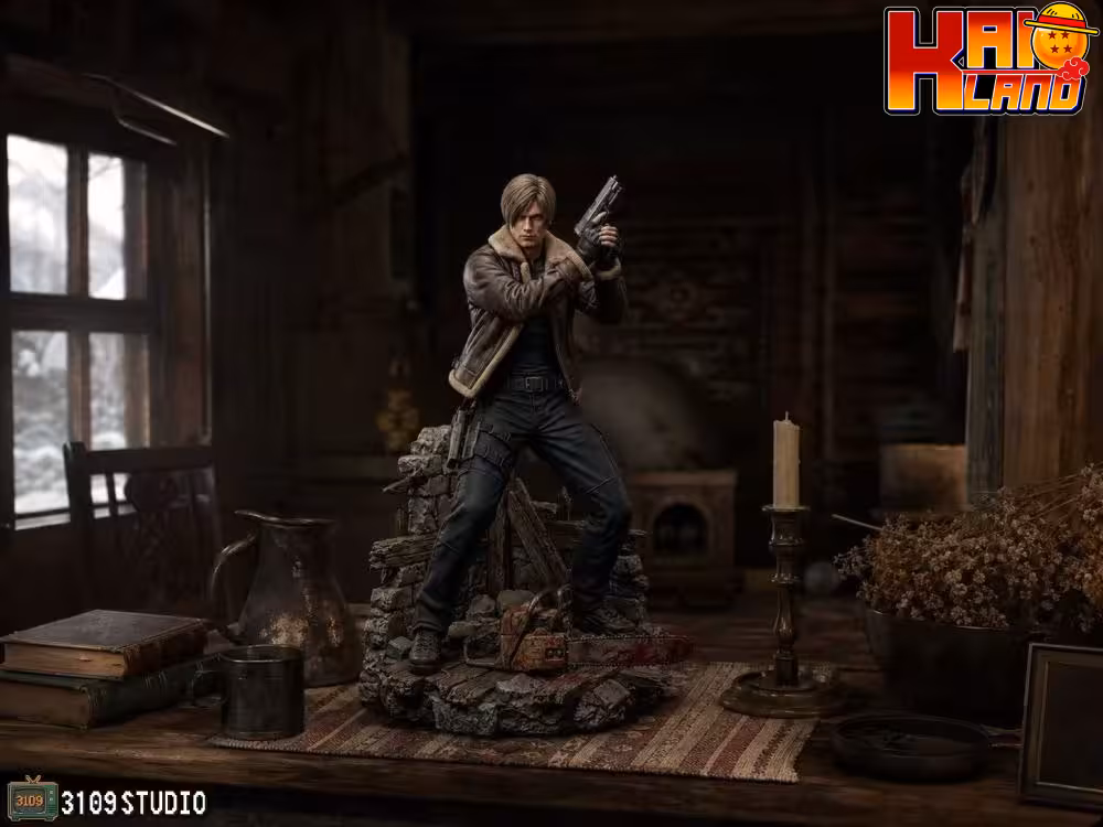 Resident Evil 3109 Studio Leon S Kennedy Resin Statue