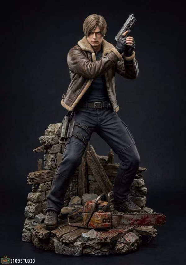 Resident Evil 3109 Studio Leon S Kennedy Resin Statue 3