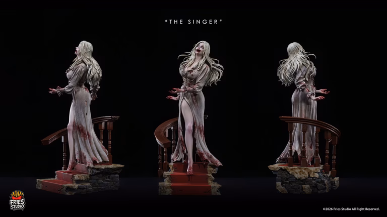 Resident Evil Requiem Fries Studio The Singer Resin Statue