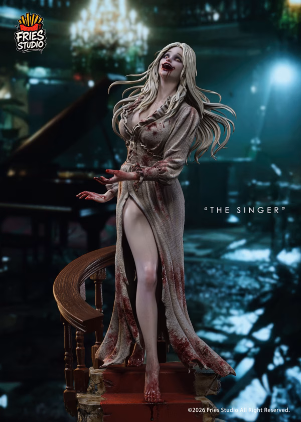 Resident Evil Requiem Fries Studio The Singer Resin Statue 1