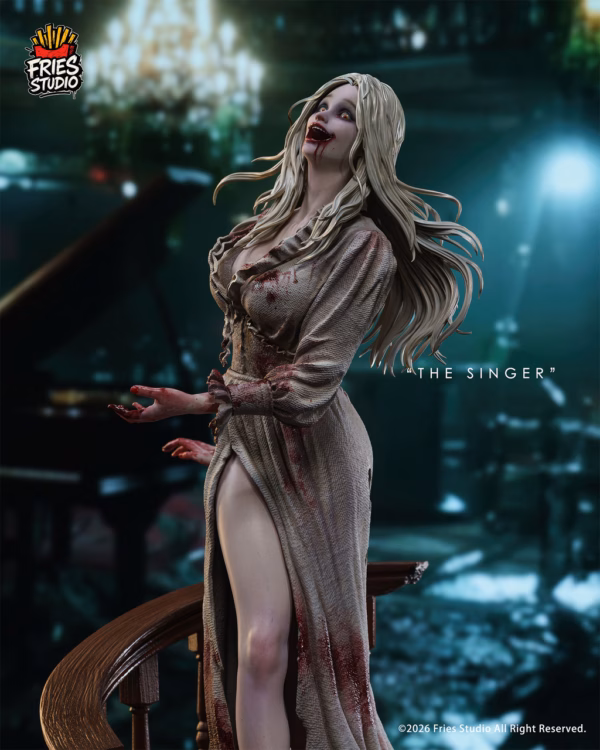 Resident Evil Requiem Fries Studio The Singer Resin Statue 2