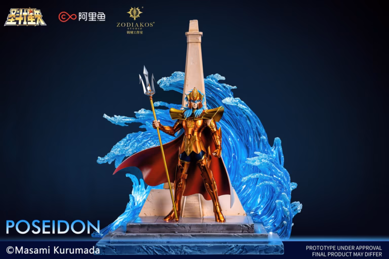 Saint Seiya Zodiakos Studio Poseidon Licensed Resin Statue