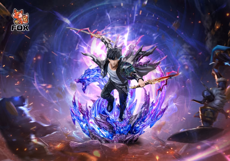 Solo Leveling Fox Studio Sung Jinwoo Resin Statue