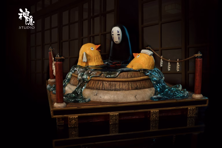 Spirited Away ShenYin Studio No face Mans Warm Soup Time Resin Statue
