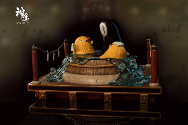 Spirited Away ShenYin Studio No face Mans Warm Soup Time Resin Statue 2