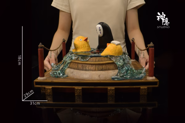Spirited Away ShenYin Studio No face Mans Warm Soup Time Resin Statue 3