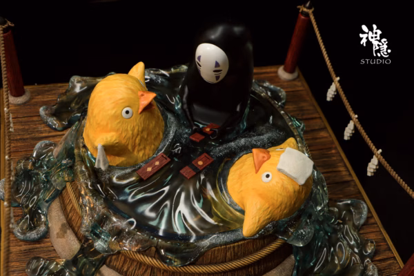 Spirited Away ShenYin Studio No face Mans Warm Soup Time Resin Statue 4