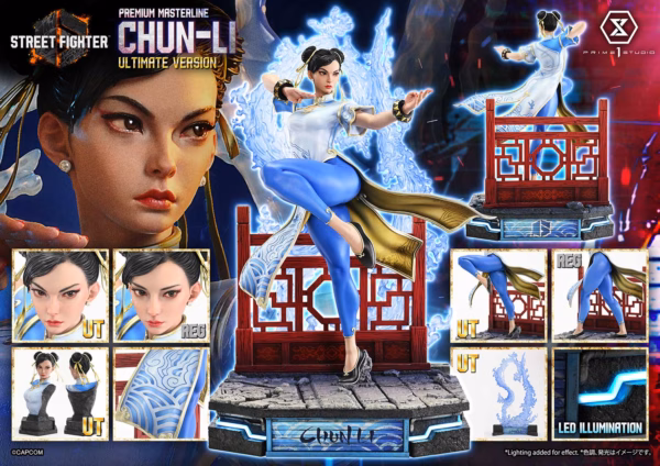 Street Fighter Prime 1 Studio Chun Li Licensed Resin Statue 1