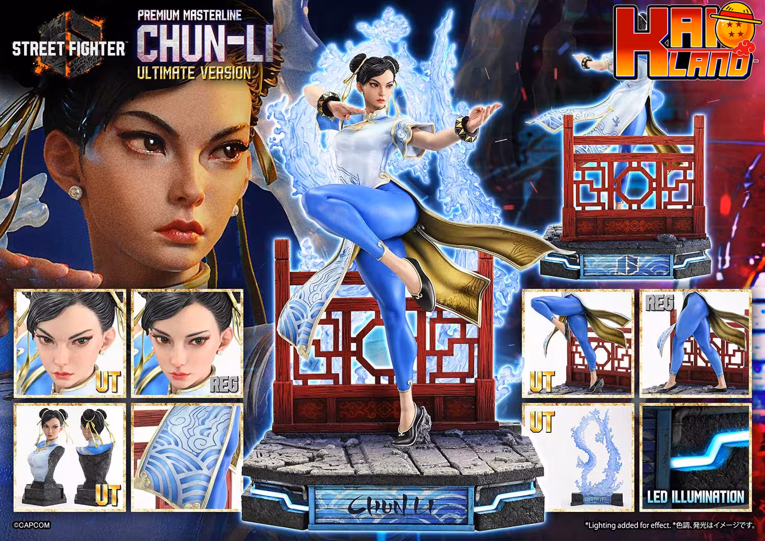 Street Fighter Prime 1 Studio Chun Li Licensed Resin Statue
