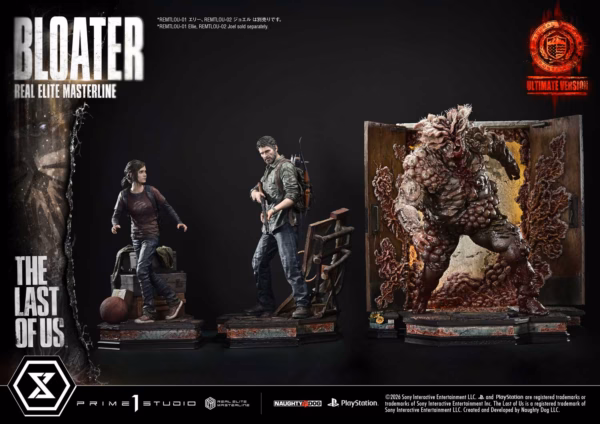 The Last of Us Prime 1 Studio Bloater Licensed Resin Statue 11