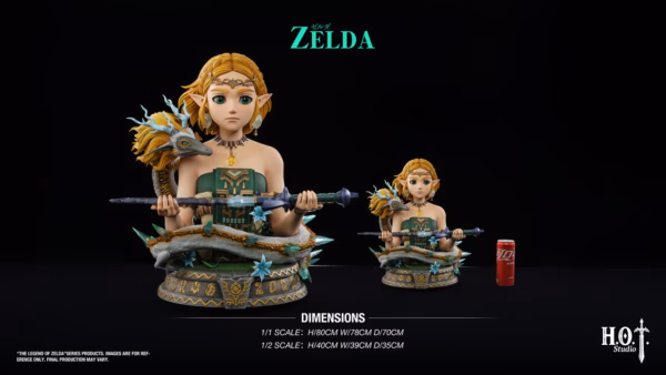 The Legend of Zelda HOT Studio Princess Zelda Bust Resin Statue 4