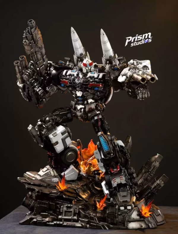 Transformers Prism Studio Police Car Robot Resin Statue 1