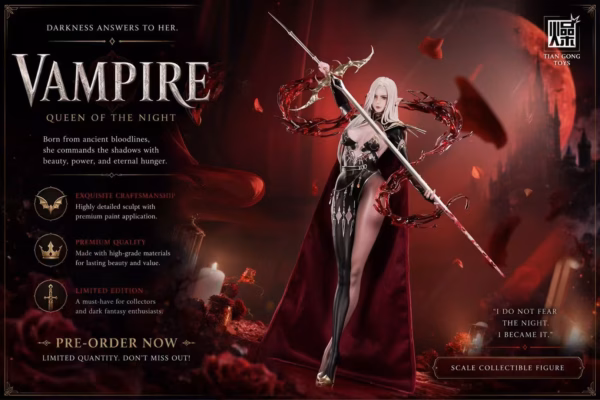 Vampire TGZW Studio Vampire Queen OF The Night Licensed Resin Statue 1