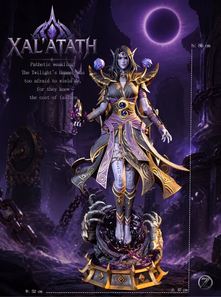 World of Warcraft THUNDER Z Studio Xal atath Resin Statue