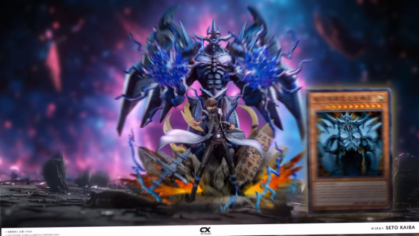 YuGiOh CX Studio Seto Kaiba x Obelisk the Tormentor Resin Statue 1