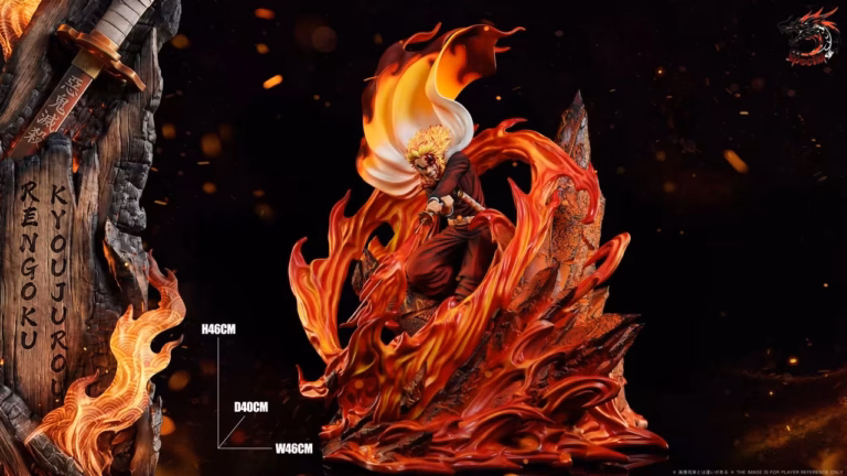 kimetsu No Yaiba Special Studio Kyojuro Rengoku Resin Statue